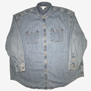 Old Navy Blue Button Down Shirt